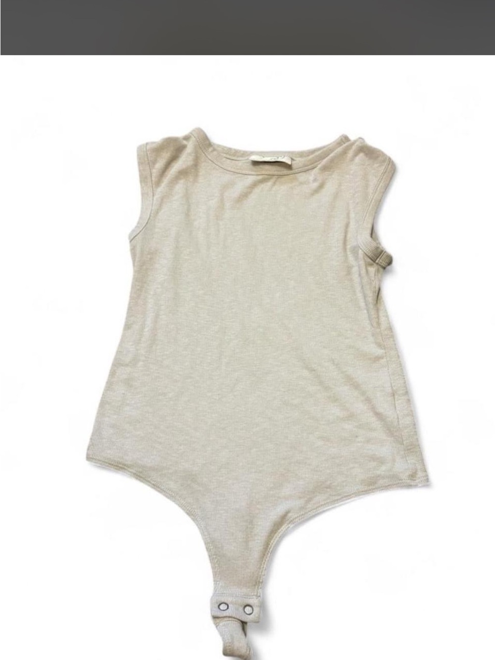 Universal thread women’s cream bodysuit size small